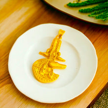 Load image into Gallery viewer, God Sobek Gold Pendant