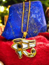 Load image into Gallery viewer, Gold Eye Of Horus Pendant Necklace