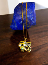 Load image into Gallery viewer, Gold Eye Of Horus Pendant Necklace