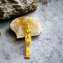 Load image into Gallery viewer, Gold Goddess isis Pendant