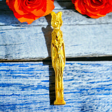Load image into Gallery viewer, Gold Goddess isis Pendant
