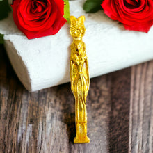Load image into Gallery viewer, Gold Goddess isis Pendant