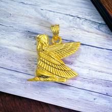 Load image into Gallery viewer, Goddess Isis Gold Pendant Necklace