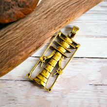 Load image into Gallery viewer, Gold Djed Pillar Pendant Necklace