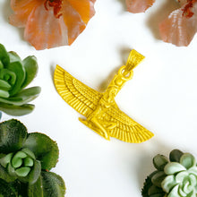 Load image into Gallery viewer, Dainty Isis Gold Pendant Necklace