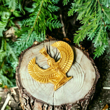 Load image into Gallery viewer, Winged Goddess Maat Gold Pendant