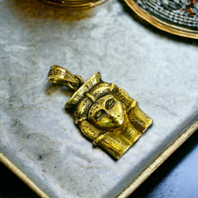 Load image into Gallery viewer, Goddess Hathor Gold Pendant Necklace
