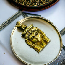 Load image into Gallery viewer, Goddess Hathor Gold Pendant Necklace