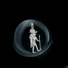 Load image into Gallery viewer, Silver God Horus Pendant Necklace