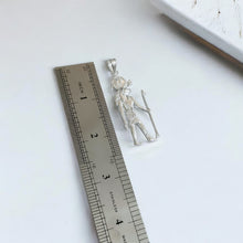 Load image into Gallery viewer, Silver God Horus Pendant Necklace