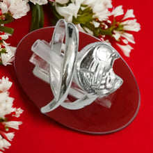Load image into Gallery viewer, Silver God Horus Adjustable Ring