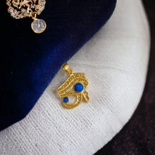 Load image into Gallery viewer, Sparkle Eye Of horus Gold Pendant