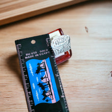 Load image into Gallery viewer, Goddess Isis Adjustable Silver Ring