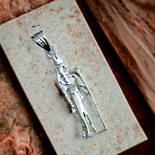 Load image into Gallery viewer, Silver Goddess Isis Pendant Necklace