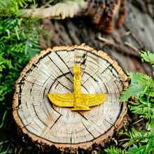 Load image into Gallery viewer, Dainty Isis Gold Pendant Necklace