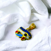 Load image into Gallery viewer, Small Eye of Horus Gold Pendant