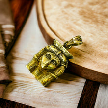 Load image into Gallery viewer, Goddess Hathor Gold Pendant Necklace