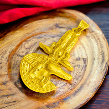 Load image into Gallery viewer, God Sobek Gold Pendant