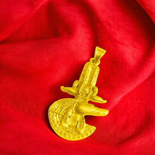 Load image into Gallery viewer, God Sobek Gold Pendant