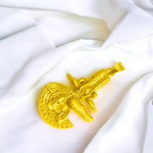 Load image into Gallery viewer, God Sobek Gold Pendant