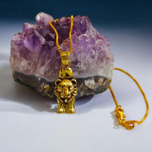 Load image into Gallery viewer, Gold Sekhmet Pendant Necklace