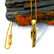 Load image into Gallery viewer, Gold Goddess Sekhmet Pendant