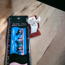 Load image into Gallery viewer, Goddess Maat Adjustable Silver Ring