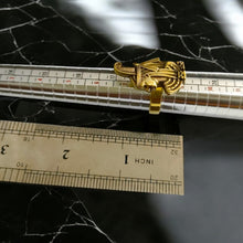 Load image into Gallery viewer, Gold Goddess Maat Ring