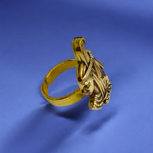 Load image into Gallery viewer, Gold Goddess Maat Ring