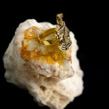 Load image into Gallery viewer, Gold Goddess Maat Ring
