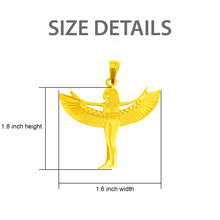 Load image into Gallery viewer, Goddess isis Gold Pendant Necklace