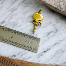 Load image into Gallery viewer, Goddess Hathor's Mirror Gold Pendant Necklace