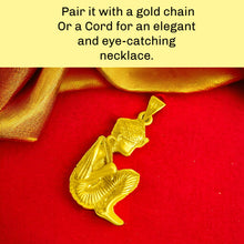 Load image into Gallery viewer, Squat King Tut Gold Pendant