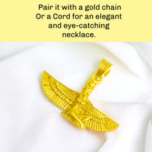 Load image into Gallery viewer, Dainty Isis Gold Pendant Necklace
