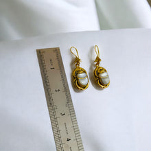 Load image into Gallery viewer, Gold Scarab Egyptian Earring