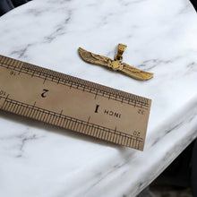 Load image into Gallery viewer, Dainty Winged Sun Desk Gold Pendant Necklace