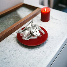 Load image into Gallery viewer, Silver God Thoth The Scribe Adjustable Ring