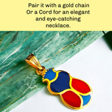 Load image into Gallery viewer, Colorful Dainty Scarab Gold Pendant Necklace