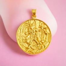 Load image into Gallery viewer, God Anubis Round Pendant, Egyptian Historical Jewelry

