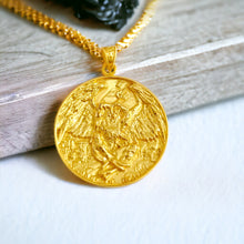 Load image into Gallery viewer, God Anubis Round Pendant, Egyptian Historical Jewelry
