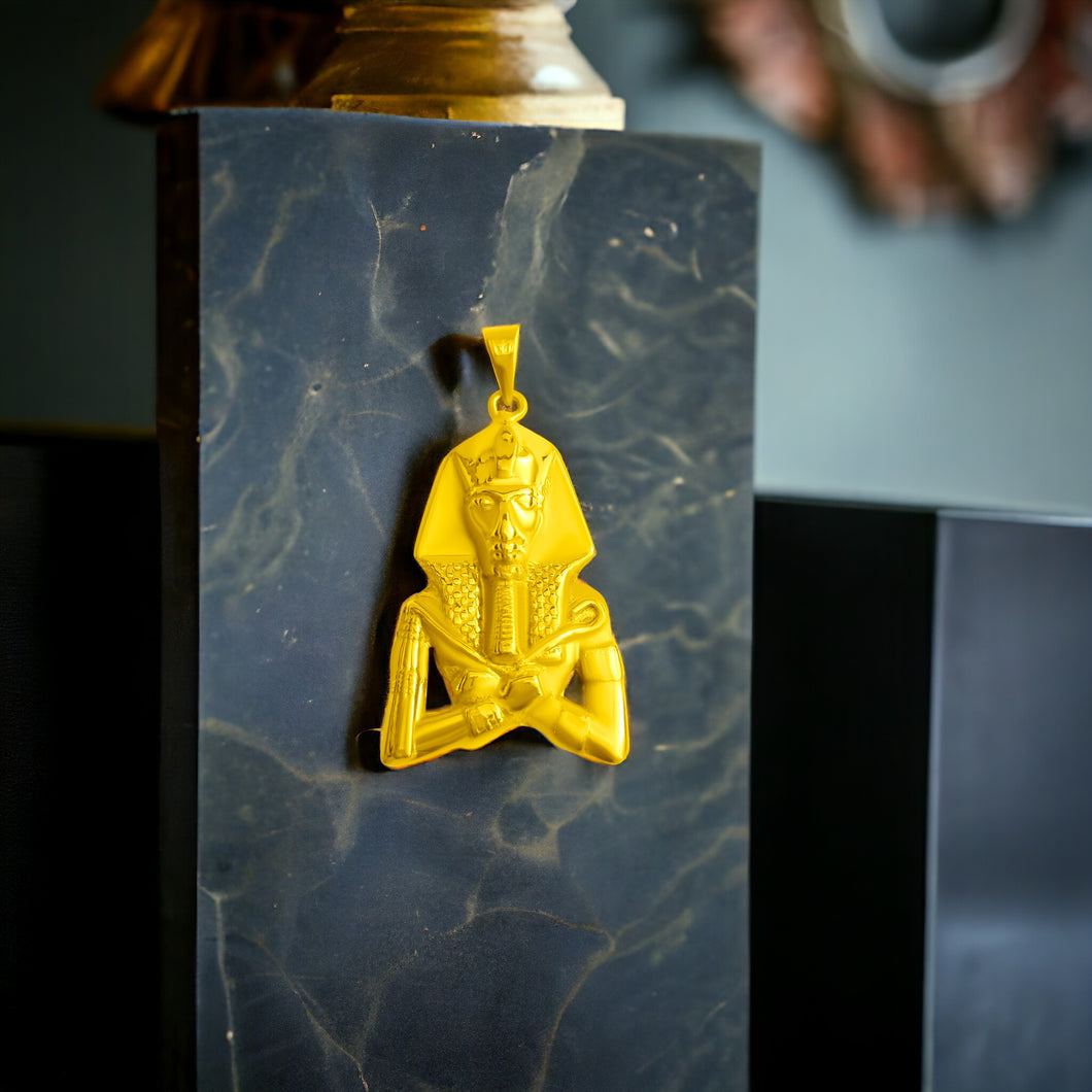 King Akhenaton Gold Pendant