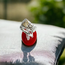 Load image into Gallery viewer, Silver Egyptian Queen Nefertiti Adjustable Ring
