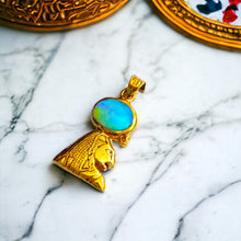 Load image into Gallery viewer, Goddess Sekhmet Pendant, Egyptian Jewelry, Gods Goddess, Talsiman Pendant, Divine Minimalist Pendant, Gift for Men and Women
