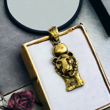 Load image into Gallery viewer, Gold Sekhmet Pendant Necklace
