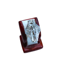 Load image into Gallery viewer, Silver Anubis Adjustable Ring
