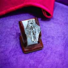 Load image into Gallery viewer, Silver Anubis Adjustable Ring
