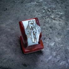 Load image into Gallery viewer, Silver Anubis Adjustable Ring
