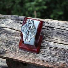 Load image into Gallery viewer, Silver Anubis Adjustable Ring
