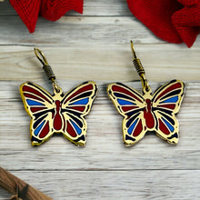 Load image into Gallery viewer, Gold Egyptian Butterfly Earring, Gift For Women
