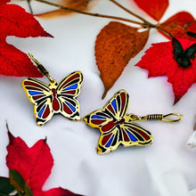 Load image into Gallery viewer, Gold Egyptian Butterfly Earring, Gift For Women
